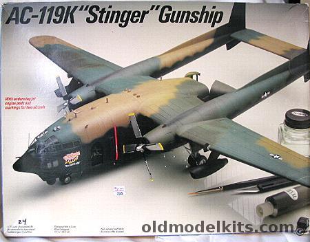 Testors 1/72 AC-119K Stinger Gunship, 678 plastic model kit
